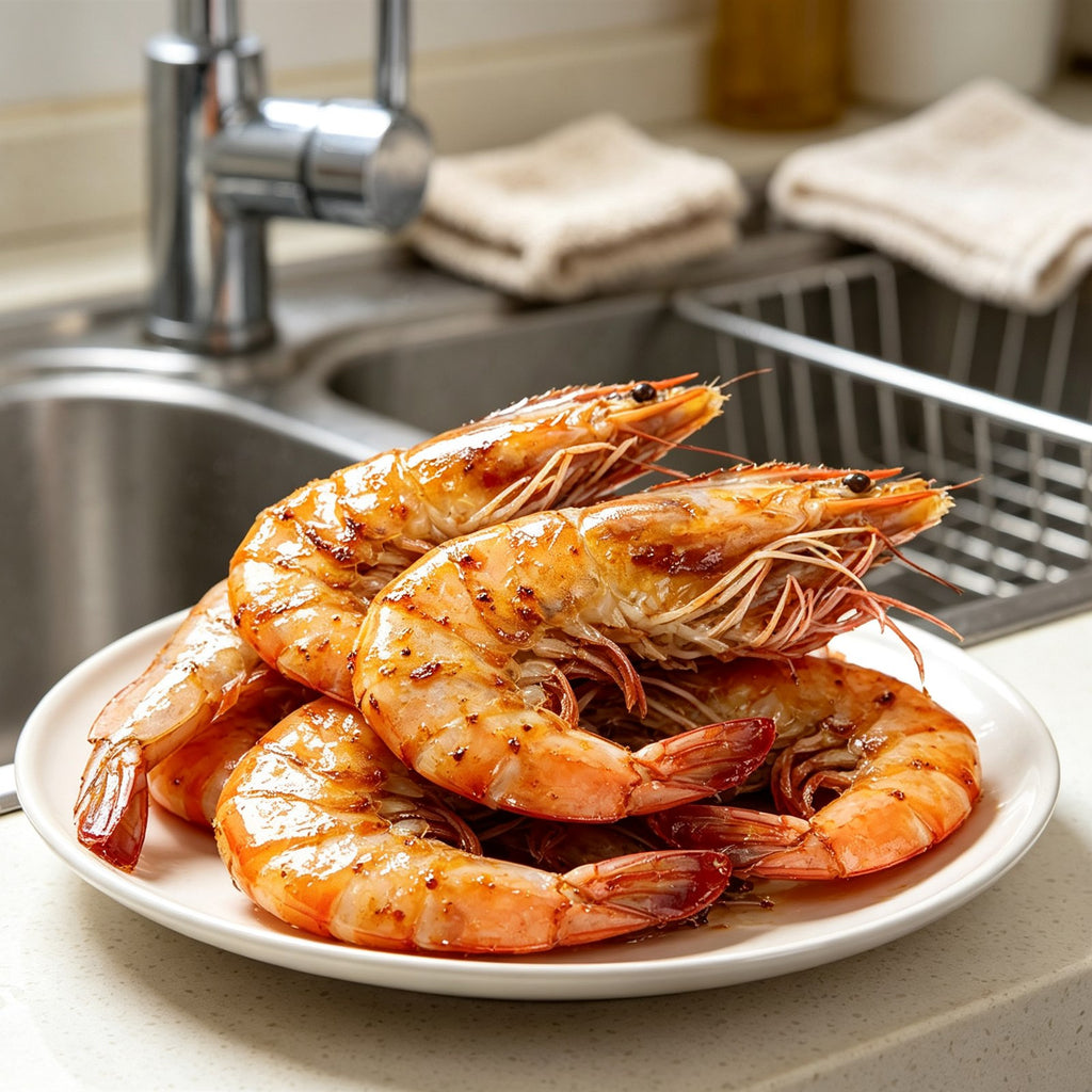 Premium Fresh Whole Grey Prawns