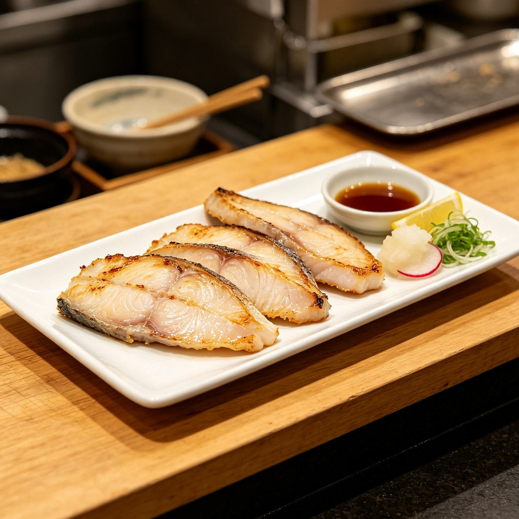 Golden Pan-Seared Tilapia Fish Steaks