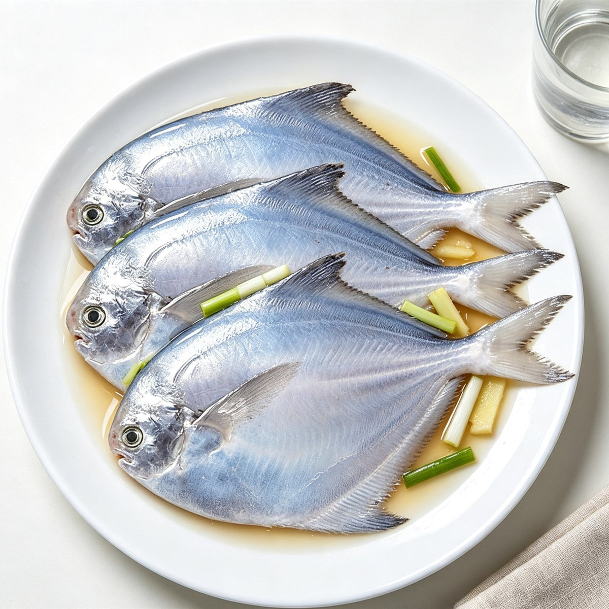 Fresh Whole Silver Pomfret Fish